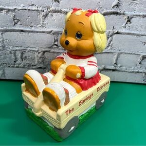 DOTTY DOG Get Along Gang **RARE VINTAGE** Ceramic Bank Decor